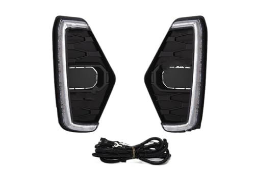 Feu antibrouillard LED DRL pour Nissan Navara NP300 Frontier 2020 2021 avec clignotant jaune