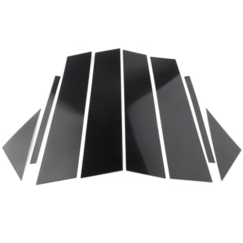 Postes de pilar de coche negros para Mazda 3 Sedán 2019-2021 (8 unidades)