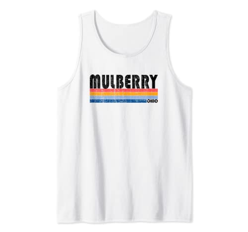 Mulberry, OH Hometown Pride, estilo retro de los 70 y 80 Camiseta sin Mangas