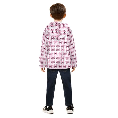 Bows Boys Fleece Coat,Children's Zip-Up Hoodie Jacket,Baby Warm Fashion Outerwear 3-10T,A1132694
