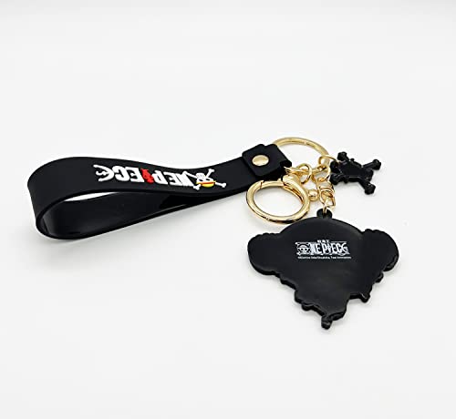 Yjacuing Anime One Piece Fish-Man Island Saga Collection Blind Box Keychain, Cute Collectible Pvc Charm (B, 1) #TOP3