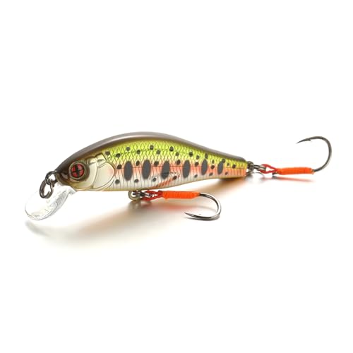 Comcapy Stream Trout Fishing Lure 50mm 6g Minnow Affondante con Assisthook Esca Artificiale for Pesce Persico Luccio Trota Club Salmone (Color : 5)