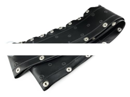  Copri Volante in Skai Colore Nero Compatibile con Fiat 500 Epoca