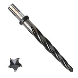 1/2' Reamer Drill Bit for Metal, M2 HSS Taper Reamer for Steel, Alloy, Wood, Plastic to Align, Enlarge Holes...