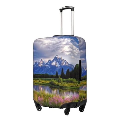 grand teton national park Luggage Covers for Suitcase Elastic Suitcase Cover Protector Dustproof Anti-Scratch Thicken Travel Luggage Cover Washable Baggage Covers Fit 18-32 Inch Luggage Small2