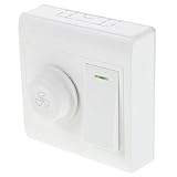 Polyvalence d’utilisation : Adapté aux espaces domestiques comme chambres et salons ainsi qu’aux bureaux, ce commutateur facilite la gestion simultanée de lumière et du ventilateur, améliorant l’ambiance et ventilation selon les besoins spécifiques