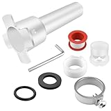 HONSNKS Four in One Universal Tub Spout Adapter, Bathroom Bathtub Faucet Replacement Kit with Assembly Tool Fits 1/2'' Copper Pipe, 1/2'' IPS and 3/4'' IPS