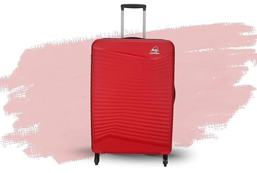 Image of American Tourister Kamiliant Set of 3 Small - 55 Cm, Medium - 68 Cm & Large - 79 Cm Polypropylene Hard 4 Wheeler Spinner Trolley Bag Luggage Trolley (RED)
