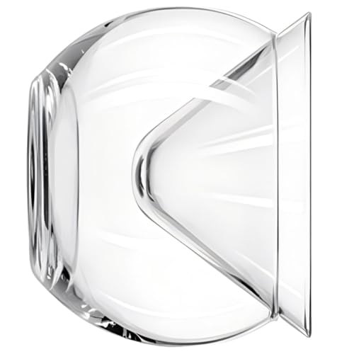 LOLIPPYY Cuenco de Vidrio Triangular Juego de 3 Recipiente para Hielo, Ensaladera Transparente para Mariscos y Postres Cenas Formales