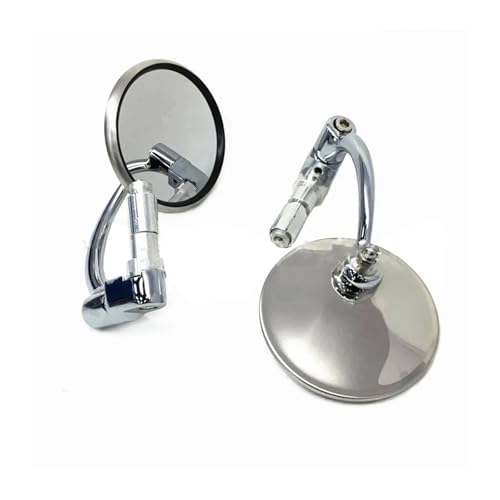 Rétroviseur moto Pour Benelli Trk 502x Tnt 125 Bn125 Pour Leoncino 500 502c Moto Rétro 22mm Guidon Bout Fer Rétroviseur Rétroviseurs latéraux moto(Chrome 1)