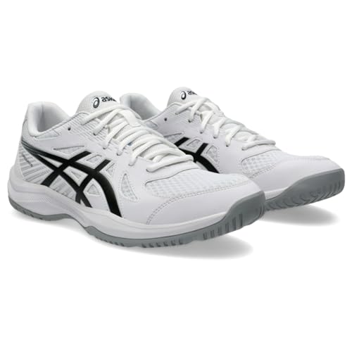 ASICS ASICS Men's Upcourt 6 Volleyball Shoes, 11.5, White/Black