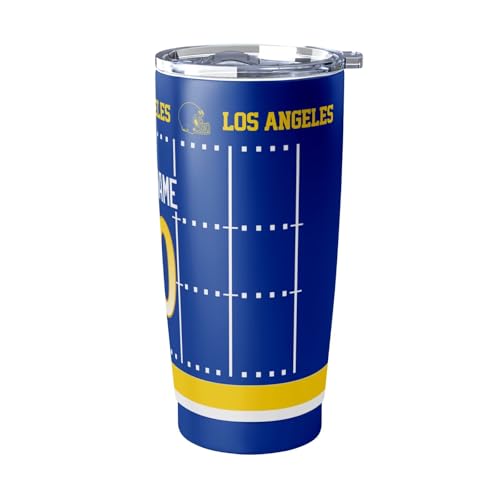 Image of ANTKING Los Angeles R Tumbler 20 oz Travel Coffee Cup for Men Women Boy Custom Name Number Gifts