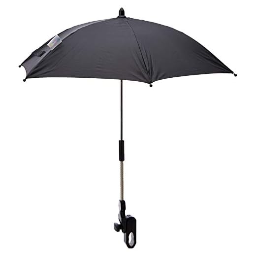 Universal bebé sombrilla A para sillas de paseo Silver Cross carrito para cochecito de bebé negro