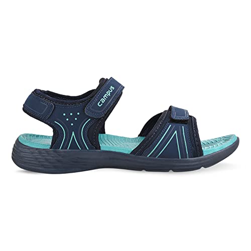 Image of Campus Women's GC-2208L (A) NAVY /S.GRN Sandal - 7UK /India 1 Pair