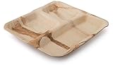 Natural Biodegradable Tray - Pack of 20, Soak Free 100% Compostable like bamboo better than paper (3...