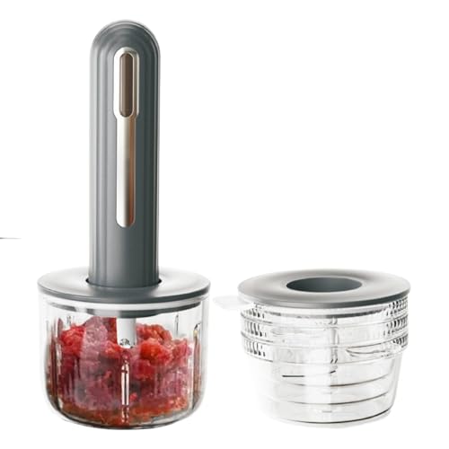 Food Grinder - Elektrischer Gemüseschneider - Kompakter...
