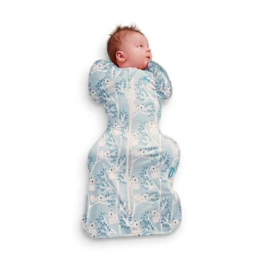 Image of Love to Dream Swaddle UP, Baby Sleep Sack, Self-Soothing Swaddles for Newborns, Improves Sleep, Secure Fit Helps Calm Startle Reflex, New Born Essentials for Baby, 1.0 TOG, 5-8.5 lbs, Mini Koalas