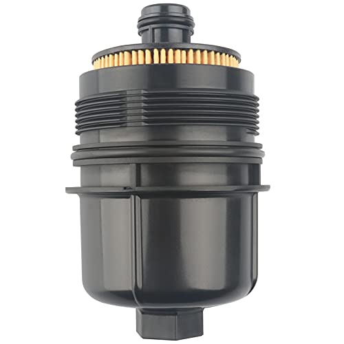 Oil Filter and Cap Assembly, Replace 68507598AA, 68498720AA Compatible with Jeep Ram 3.0L V6 EcoDiesel - 2020-2021 Jeep Wrangler JL, 2021 Jeep Gladiator, 2020-2022 Ram 1500 DT