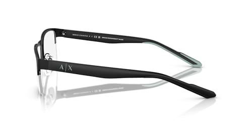 Image of Armani Exchange mens Ax1068 Rectangular Prescription Eyewear Frames