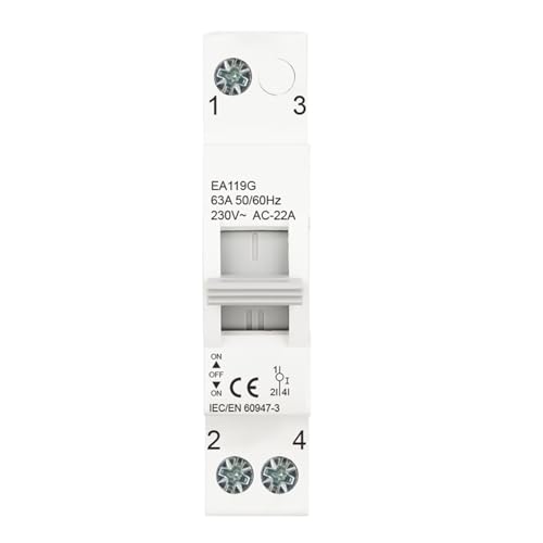 Interrupteur de transfert manuel 63A pour isoler votre circuit AC 230V