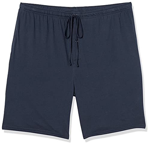 Image of Amazon Essentials Men's 9 inch Knit Pajama Shorts with Elastic Waist and Drawstring, Loungewear (Available in Big & Tall)