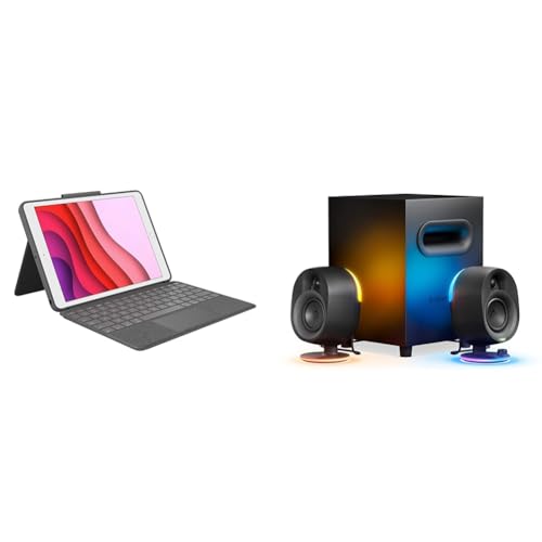 SteelSeries Arena 7 y Logitech Combo Touch con audio envolvente y teclado preciso
