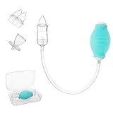 PandaEar Baby Nasal Aspirator | Effective Nose Cleaner Snot Sucker | Mucus Congestion Relief for Newborns Infants Toddles |Baby Shower Gift