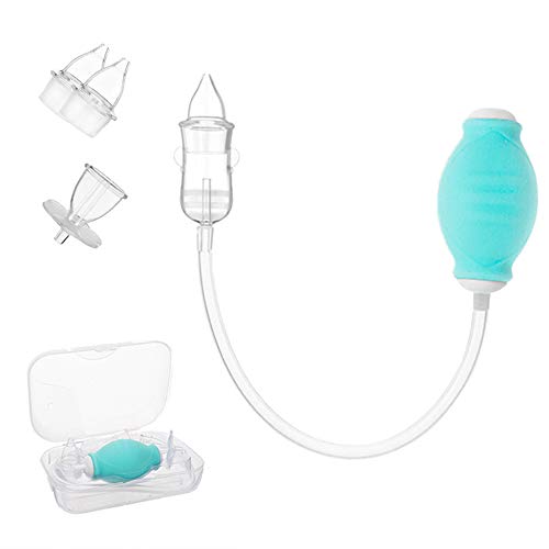 PandaEar Baby Nasal Aspirator | Effective Nose Cleaner Snot Sucker | Mucus Congestion Relief for Newborns Infants Toddles |Baby Shower Gift