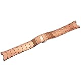 Design ergonomico: il cinturino presenta un design ergonomico che contorna comodamente il polso. Le sue curve lisce e i collegamenti progettati con precisione consentono una vestibilità naturale, riducendo eventuali disagi durante l'usura prolungata. Che tu stia svolgendo le tue attività quotidiane o partecipando a un evento speciale, offre comfort tutto il giorno.
