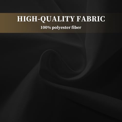 Image of 10 Pack Round Table Cloth 90 Inch, Round Tablecloth, Washable Polyester Table Cover for Buffet Party, Dinner, Weddings and Camping, Black