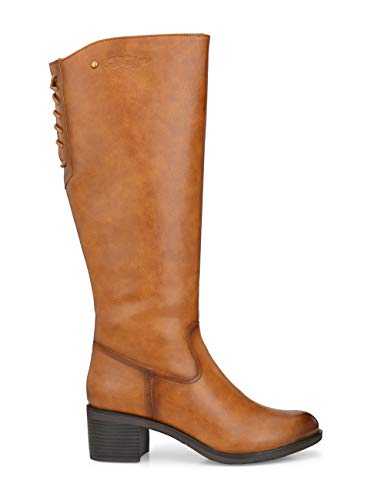 Image of Delize Women's Black /Tan Knee Outdoor Boots