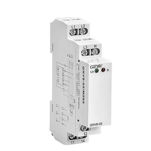 Relais de séquence de phase triphasé GRV8-03 protection moteur 10A - 2