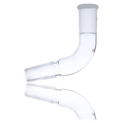 Laboy Glass Adapter 105 Degree Bent with 24/40 Outer & Inner Joint Cover