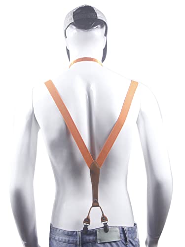 Image of Men's Suspenders Bowtie Set Elastic Y Shape Style Women's Suspenders Bowtie For Wedding&Formal Events