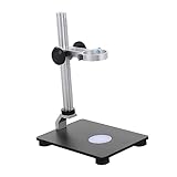 Uonlytech Adjustable Microscope Support Rack Sturdy Industrial Camera Stand Microscope Stand