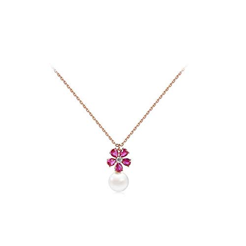 Collier perles romantique fleur élégante pour célébrer la douceur de la féminité