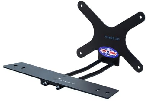 STO N SHO Front License Plate Bracket Compatible with 2017-2021 Jeep Grand Cherokee SRT and Trackhawk (SNS110)