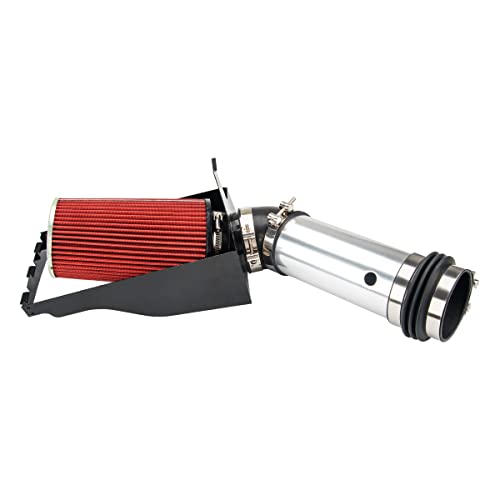 Air Intake Kit, Autosity 4" Cold Air Intake System Kits W/Filter Aluminum Compatible With 1999-2003 F250/F350 Super Duty 1999-2003 Excursuion 7.3L V8 (Red) #TOP2