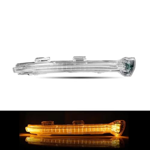 Espejo retrovisor lateral coche con luces intermitentes dinámicas para reparar Jetta 2