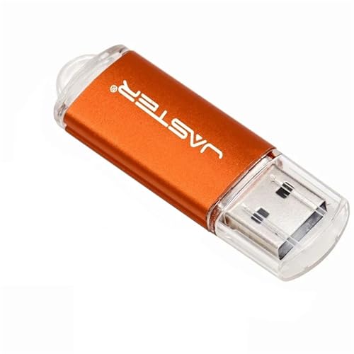 Colorida unidad flash USB de 64 GB, llavero gratis, 32 GB, memoria de regalo de negocios, color negro, rojo, morado (4 GB, naranja)