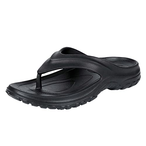 Eliogn Men's EVA Sports Flip Flop Comfort Orthopedic Sandals with Plantar Fasciitis Arch Support Lightweight For Indoor Outdoor Summer Shower Beach Sandals