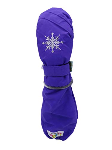 L-Bow Kids Snowflake Cold Weather Waterproof Elbow Length Mittens Medium Lavender