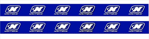 4FT 2? TRANSOM Boating Strap Blue W/NAUTIQUE Logo