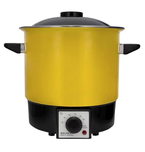 BIELMEIER Einkochautomat einwecken Emaille gelb 1000 W 9 Liter BHG 980.0 Made in Germany BIELMEIER Einkochautomat einwecken Emaille gelb 1000 W 9 Liter BHG 980.0 Made in Germany
