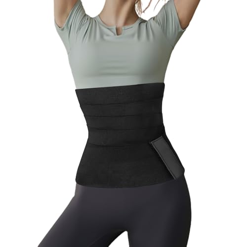 COACOM Entrenador de Cintura Ajustable - Banda Abdominal Postparto, Moldeador de Corsé para Mujer, Faja de Soporte, Pérdida de Peso, Fitness