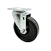 Swivel Caster with 5 Inch Phenolic Wheel with Roller Bearing ? 300 lbs. Capacity Per Caster ? 4 Inch x 4-1/2 Inch Overall Top Plate ? Service Caster Brand