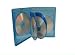 15mm Viva Elite Hold 6 Discs Blu-ray Replacement Case 5 Pack (6 Tray)