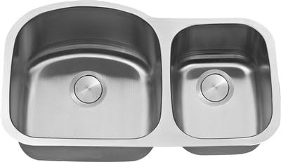 Li-100 Massilia C-TECH-I Undermount Kitchen Sink Stainless Steel 16 Gauge
