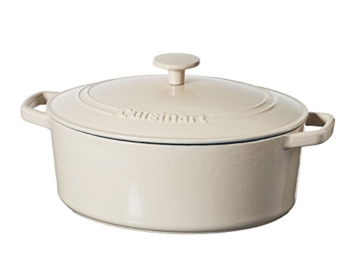 Cuisinart 5.5 Qt. Casserole Cast Iron, Cream