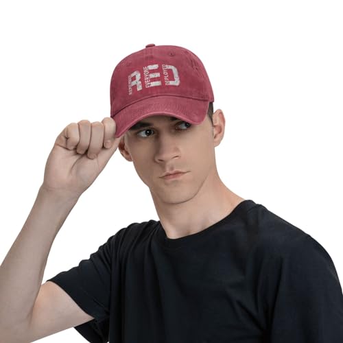 Gorra baseball Remember Everyone Deployed roja unisex talla única miniatura 6